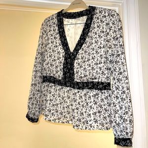 Madewell Women’s floral blouse, size M